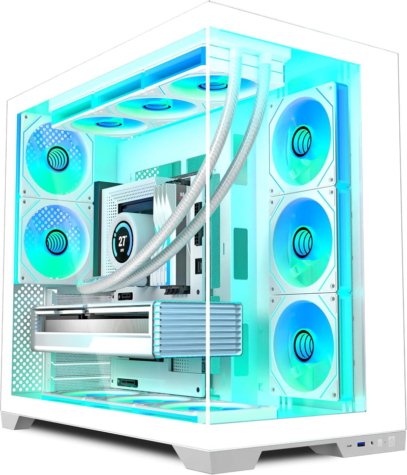 Atx PC Case Pre-Installed 8 Pwm Argb Fan