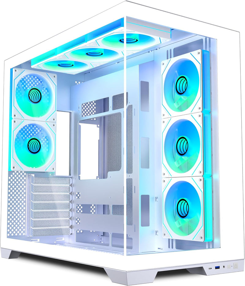 Atx PC Case Pre-Installed 8 Pwm Argb Fan