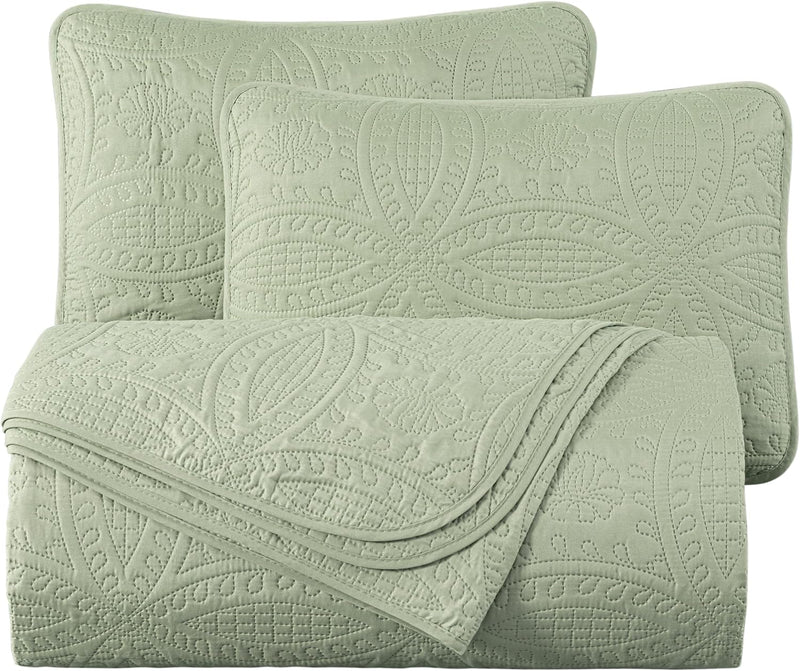 Austin 3-Piece Bedspread Set Microfiber King