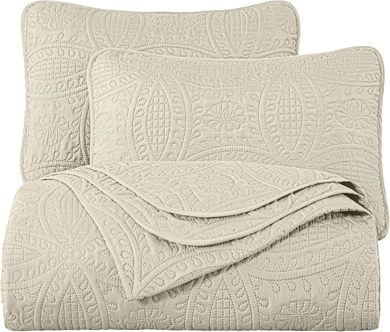 Austin 3-Piece Bedspread Set Microfiber King