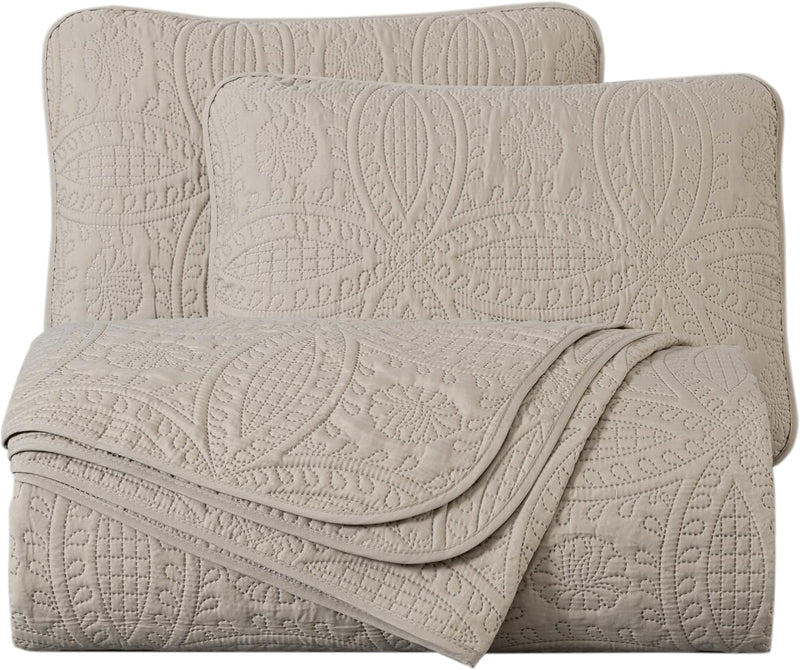 Austin 3-Piece Bedspread Set Microfiber King