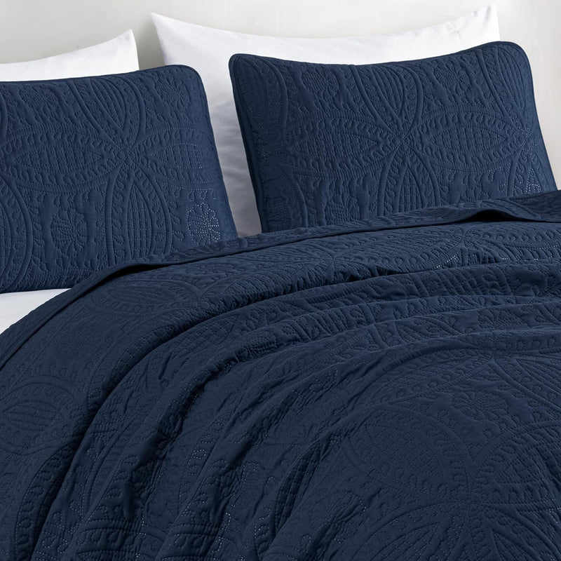 Austin 3-Piece Bedspread Set Microfiber King