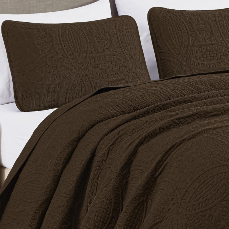 Austin 3-Piece Bedspread Set Microfiber King