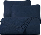 Austin 3-Piece Bedspread Set Microfiber King