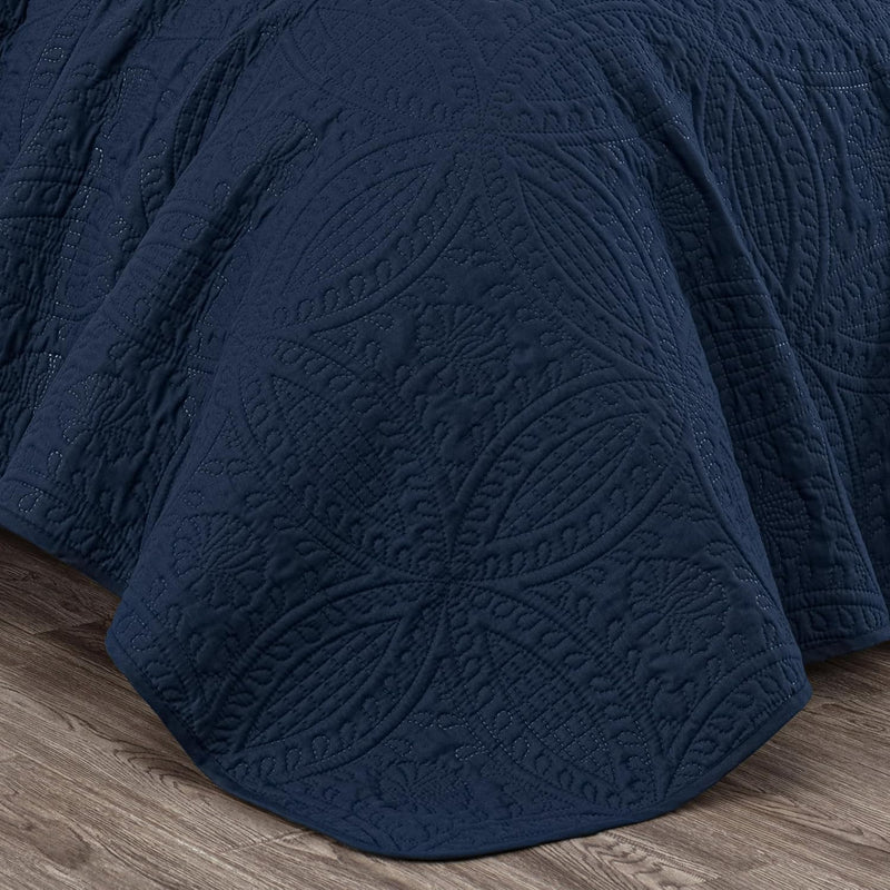 Austin 3-Piece Bedspread Set Microfiber King