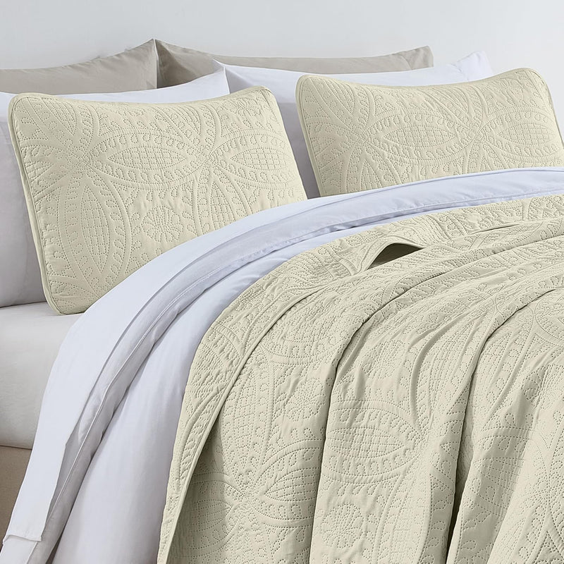 Austin 3-Piece Bedspread Set Microfiber King