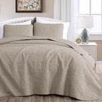 Austin 3-Piece Bedspread Set Microfiber King