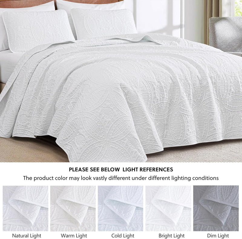 Austin 3-Piece Bedspread Set Microfiber King