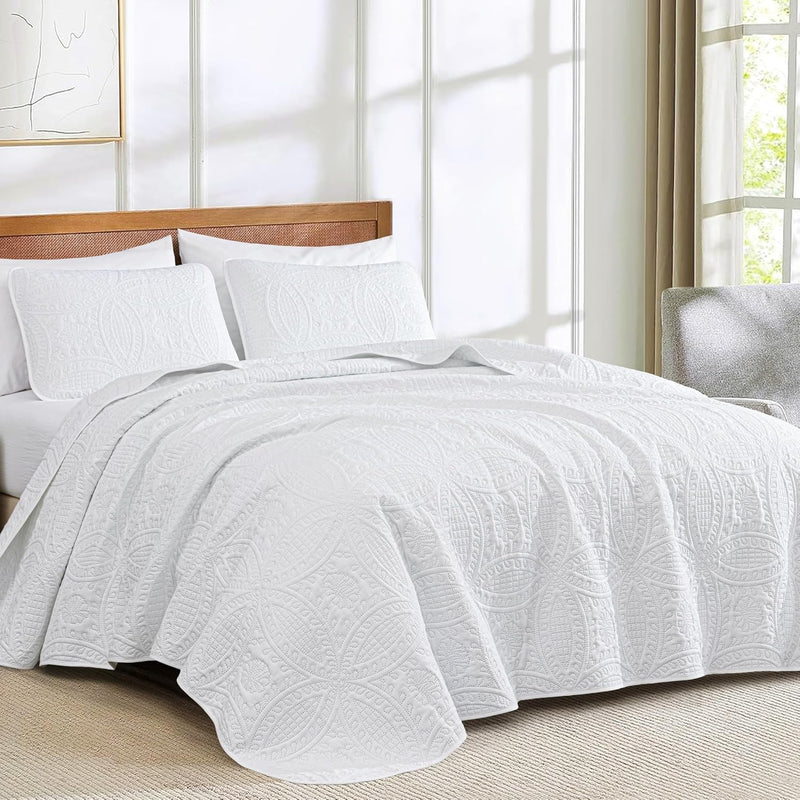 Austin 3-Piece Bedspread Set Microfiber King