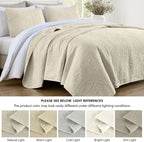 Austin 3-Piece Bedspread Set Microfiber King