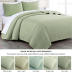 Austin 3-Piece Bedspread Set Microfiber King