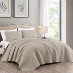 Austin 3-Piece Bedspread Set Microfiber King