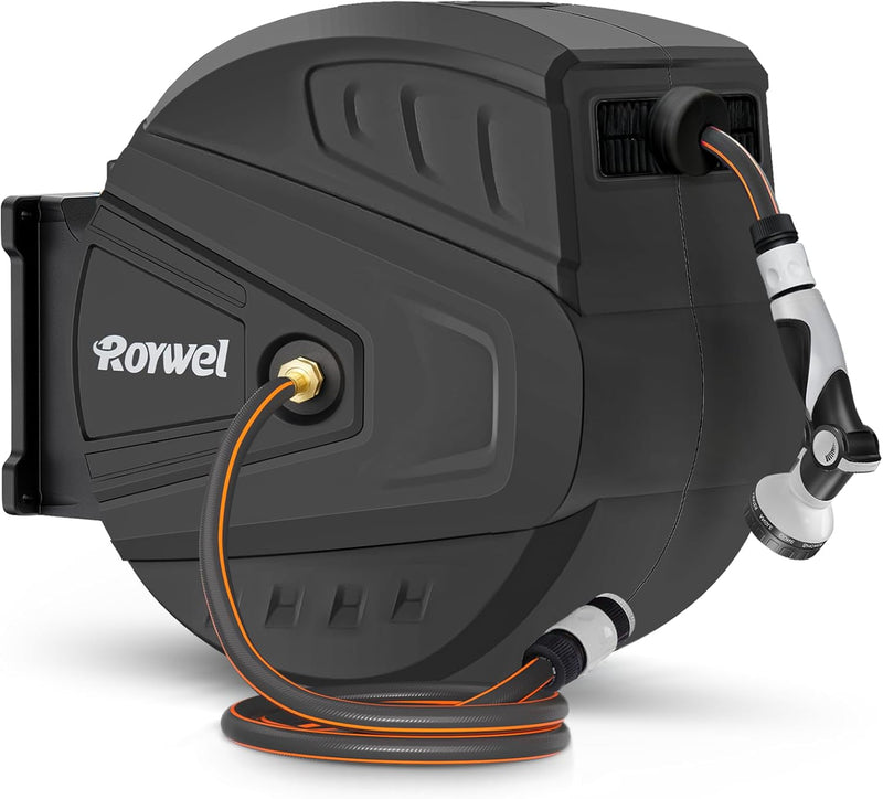 Auto Reel Garden Hose 30m Wall Mounted Rewind