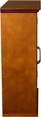 Avery Two-Door Wall Cabinet Oiled Oak Veneer