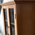 Avery Two-Door Wall Cabinet Oiled Oak Veneer