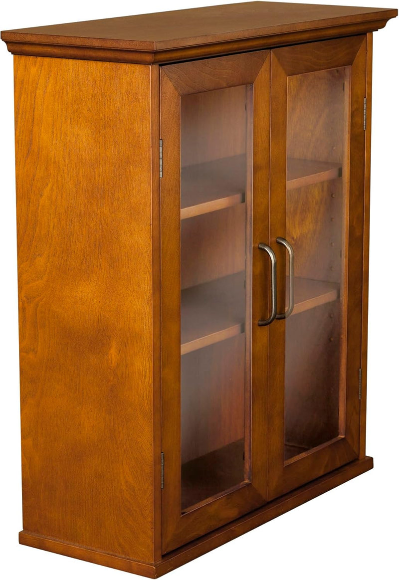Avery Two-Door Wall Cabinet Oiled Oak Veneer