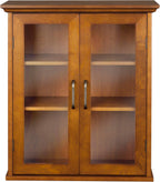 Avery Two-Door Wall Cabinet Oiled Oak Veneer