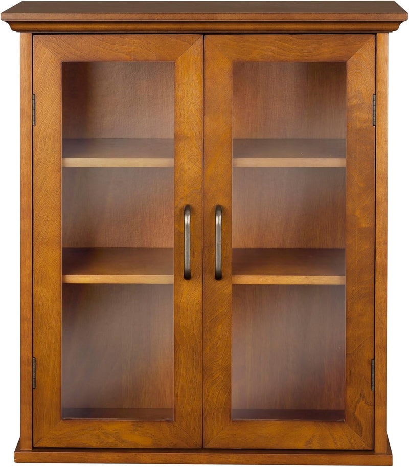 Avery Two-Door Wall Cabinet Oiled Oak Veneer