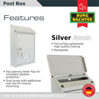 Avon Rear Entry Wall Mounted Galvanised Steel Lockable