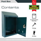 Avon Rear Entry Wall Mounted Galvanised Steel Lockable