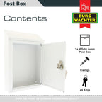 Avon Rear Entry Wall Mounted Galvanised Steel Lockable