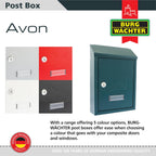 Avon Rear Entry Wall Mounted Galvanised Steel Lockable