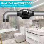 Aygrochy Quiet 8” Inline Duct Fan with 0-100%
