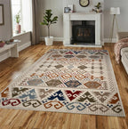 Aztec Tribal Colour Area Rugs Modern Moroccan Style