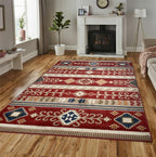 Aztec Tribal Colour Area Rugs Modern Moroccan Style