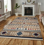 Aztec Tribal Colour Area Rugs Modern Moroccan Style