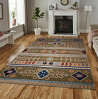 Aztec Tribal Colour Area Rugs Modern Moroccan Style