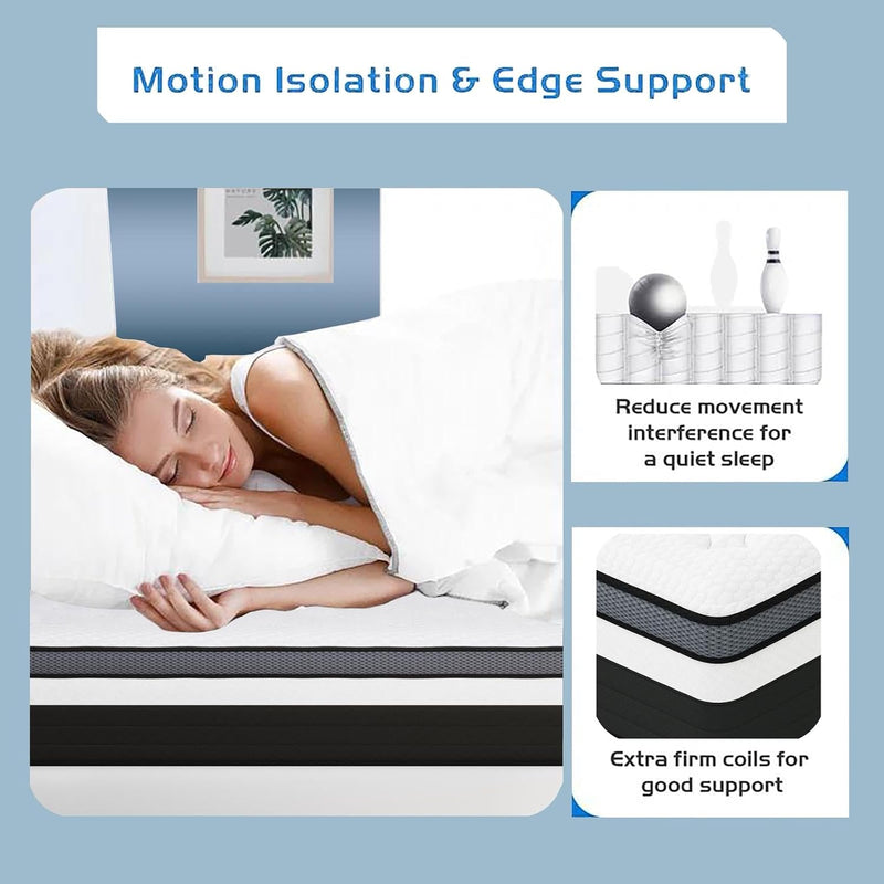 Azure Spinal Care Mattress Medium Firm Orthopaedic Support