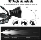 B10 Head Torch LED Super Bright Rechargeable Lumens