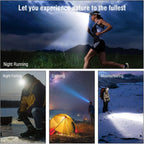 B10 Head Torch LED Super Bright Rechargeable Lumens