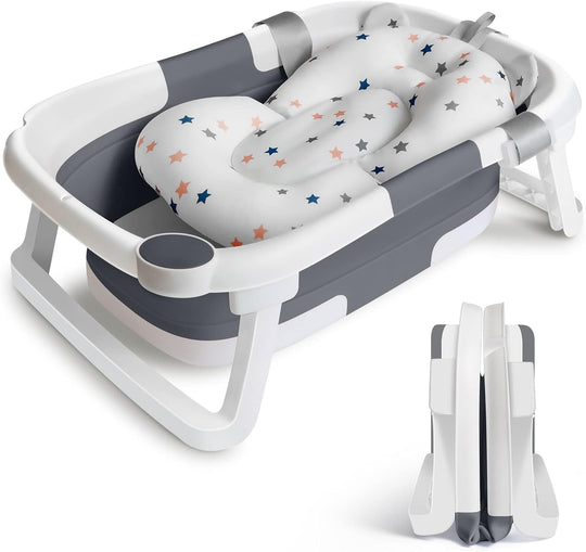 Baby Bath Tub Foldable Bathtub Collapsible Toddler Tubs