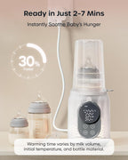 Baby Bottle Warmer 10-In-1 with Digital LCD Timer