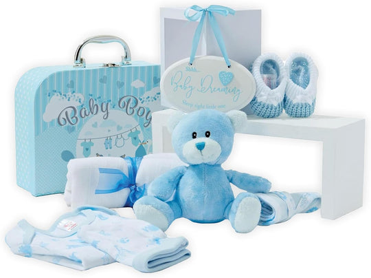 - Baby Boy Gift Set Newborn Shower Hamper