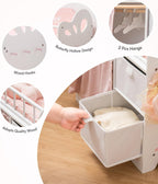 Baby Doll Crib Kids Wooden Bed with Storage