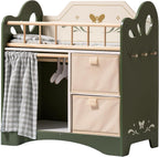 Baby Doll Crib Kids Wooden Bed with Storage