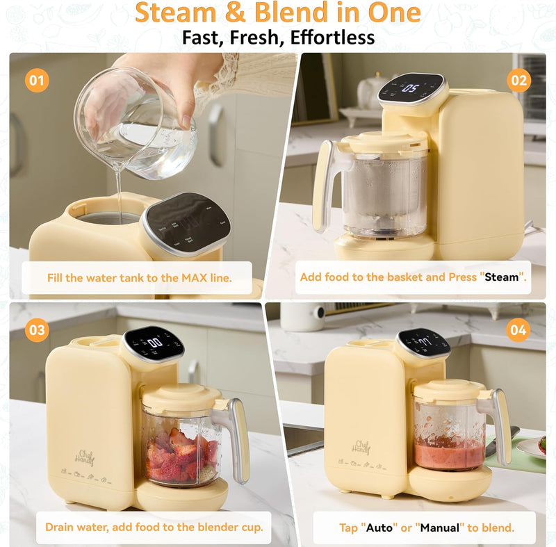 Baby Food Maker 5 in 1 Steamer