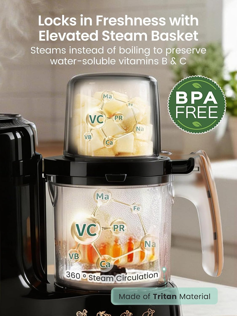 Baby Food Maker Steamer Blender Processor