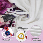 Baby Milestone Mat Blanket Photo Prop with Floral