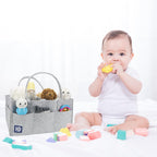 Baby Nappy Caddy Organiser 3MM Thick Felt Nursery
