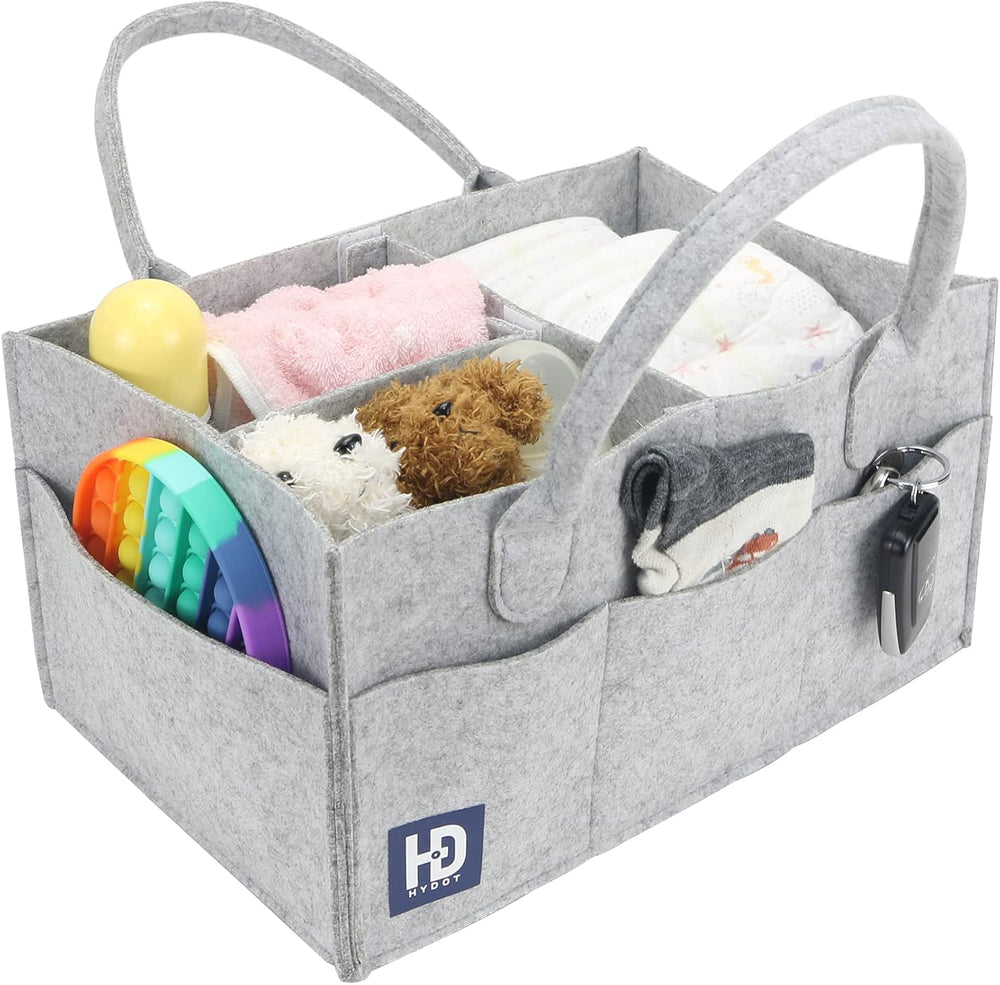 Baby Nappy Caddy Organiser 3MM Thick Felt Nursery