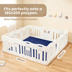 Baby Play Mat 3.5CM Thick Memory Foam Coral