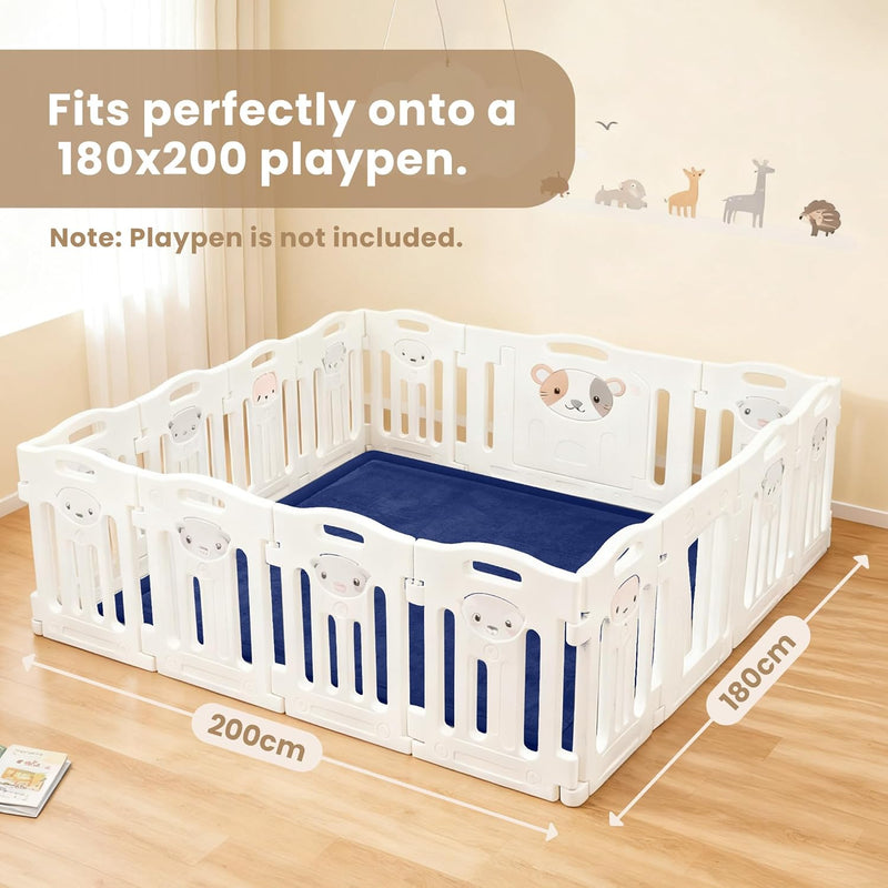Baby Play Mat 3.5CM Thick Memory Foam Coral
