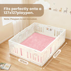Baby Play Mat 3.5CM Thick Memory Foam Coral