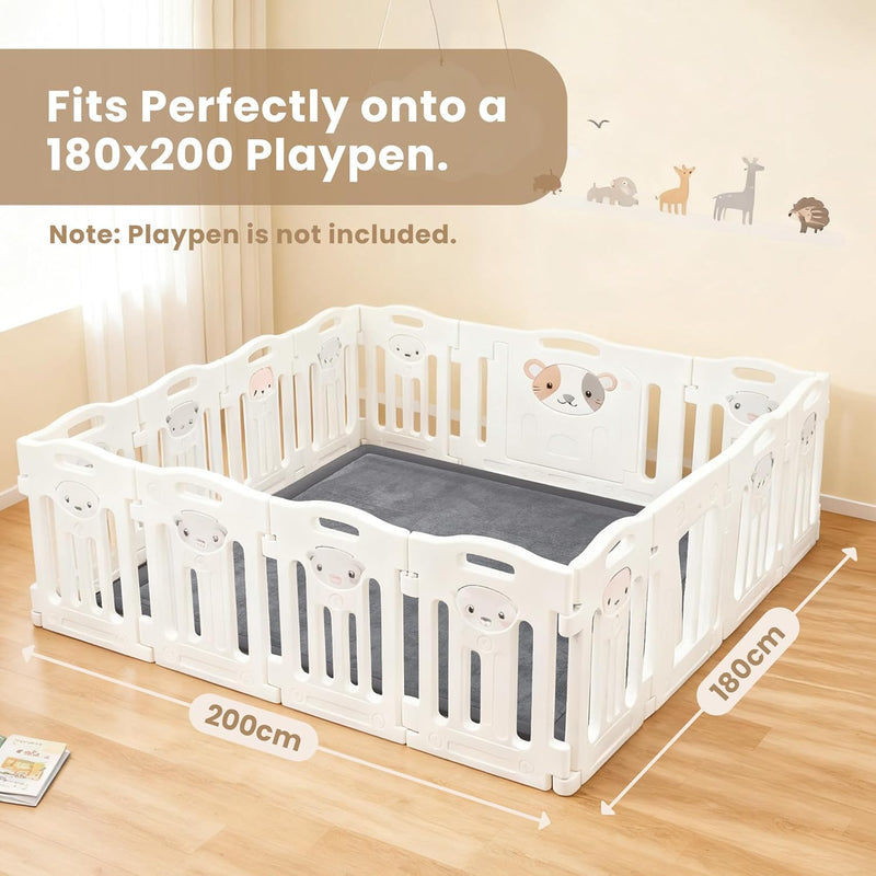 Baby Play Mat 3.5CM Thick Memory Foam Coral