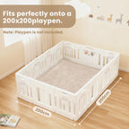 Baby Play Mat 3.5CM Thick Memory Foam Coral