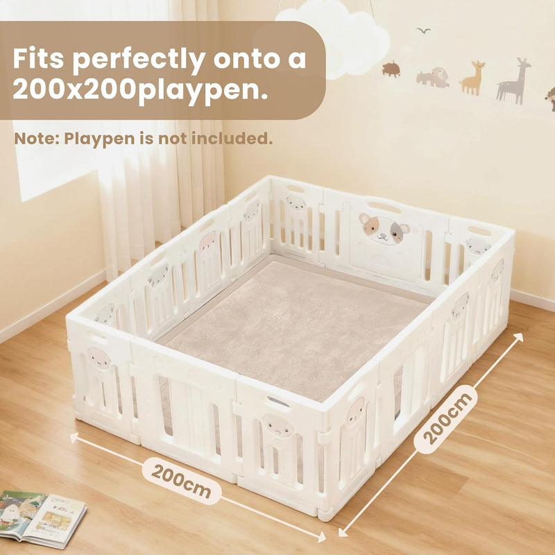 Baby Play Mat 3.5CM Thick Memory Foam Coral